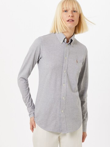 Polo Ralph Lauren Blouse 'Heidi' in Grey: front