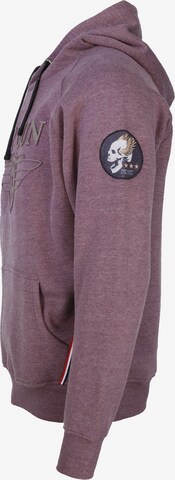 TOP GUN Sweatshirt 'TG-9013' in Rood