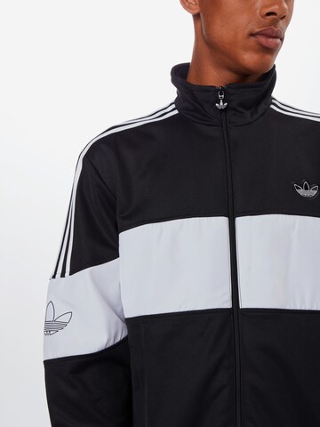 melns ADIDAS ORIGINALS Standarta piegriezums Sportiska jaka 'BANDRIX TT'