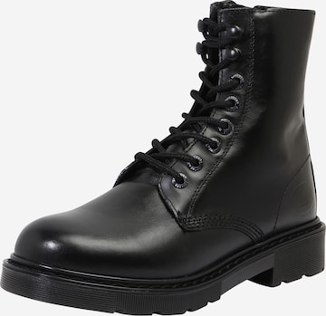 Dockers by Gerli Lace-Up Ankle Boots in Black: front