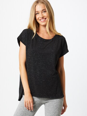 ICHI - Camiseta 'IHREBEL' en negro: frente