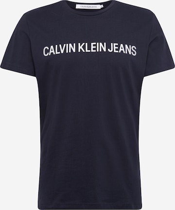 Calvin Klein Jeans Majica | modra barva: sprednja stran