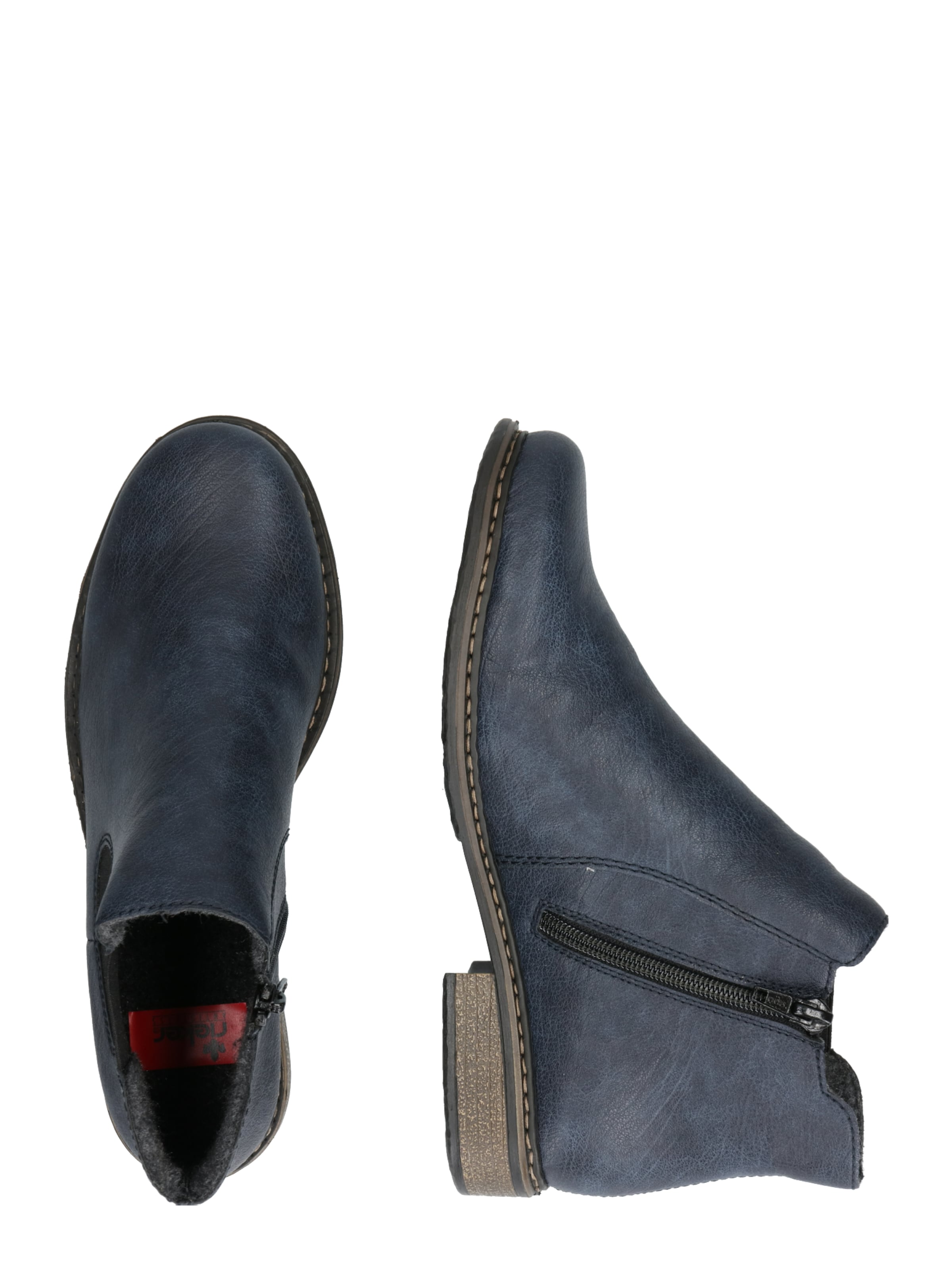 Rieker Gležnarji | modra barva: ob strani