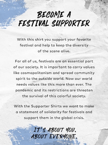 ABOUT EVERYONE Regular fit Shirt 'About You Pangea Festival' in Wit