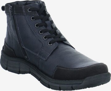 JOSEF SEIBEL Lace-Up Boots in Blue