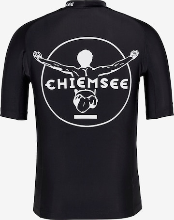 CHIEMSEE Regular fit Performance Shirt 'Awesome' in Black