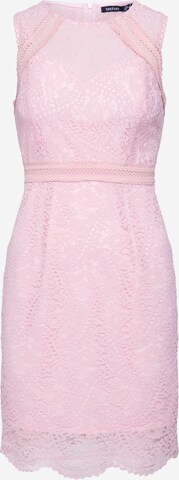 Boohoo - Vestido de cocktail em rosa: frente