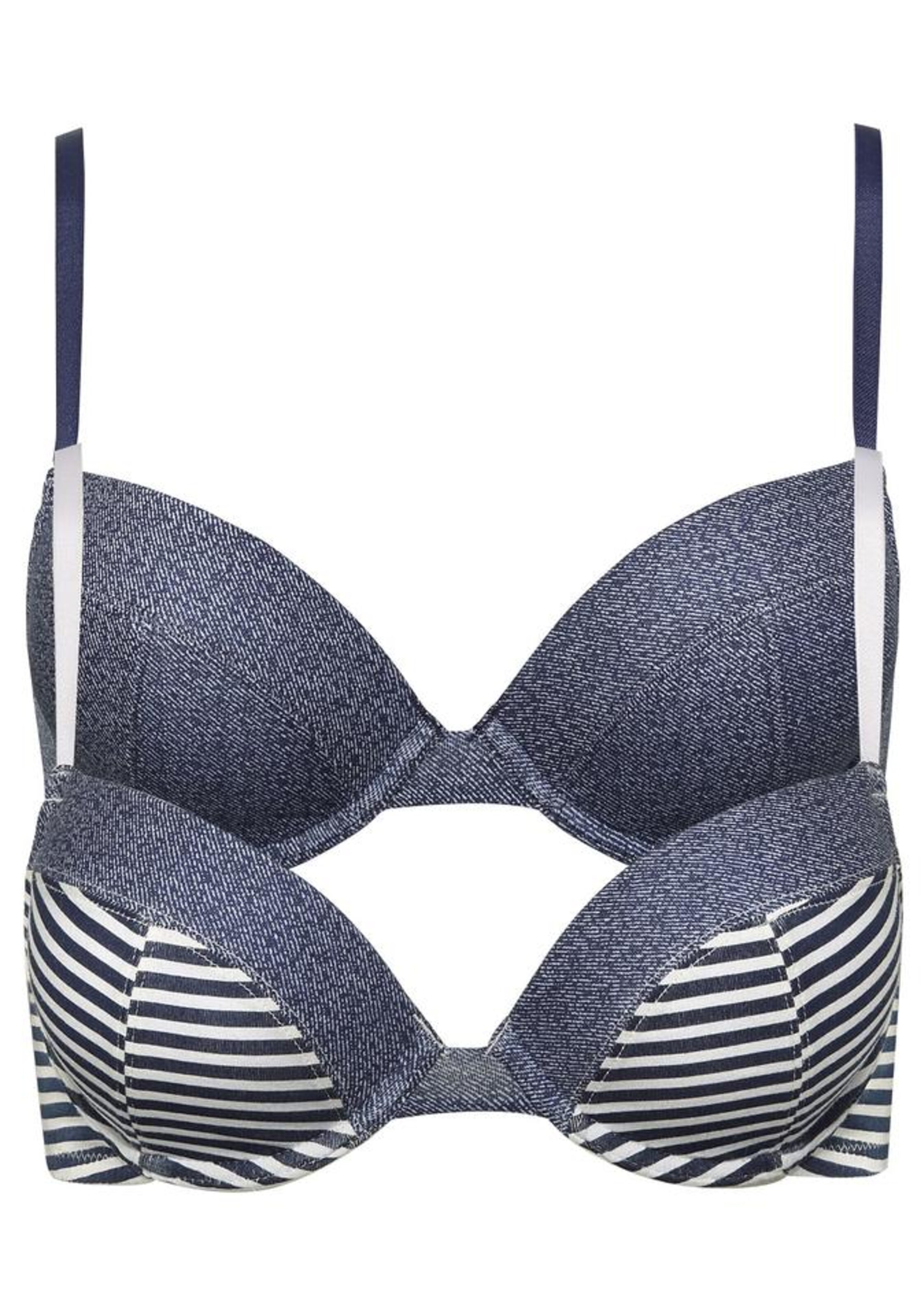 ARIZONA - Push-up-BH in taubenblau