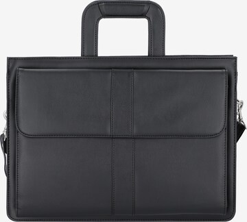 Alassio Document Bag 'Aversa' in Black: front