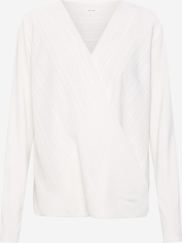 OPUS Blouse 'Famile' in Beige: voorkant