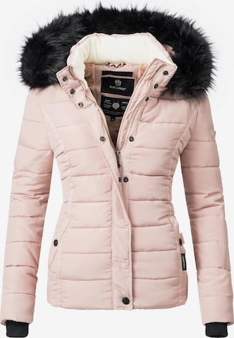 NAVAHOO Зимняя куртка 'Miamor' в Ярко-розовый: спереди