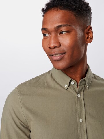 Samsøe Samsøe Regular fit Button Up Shirt 'Liam BX 11389' in Green