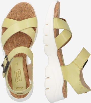 CAMEL ACTIVE Sandals 'Vision' in Yellow