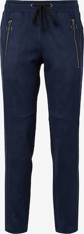 TOM TAILOR Loose fit Pants in Blue: front