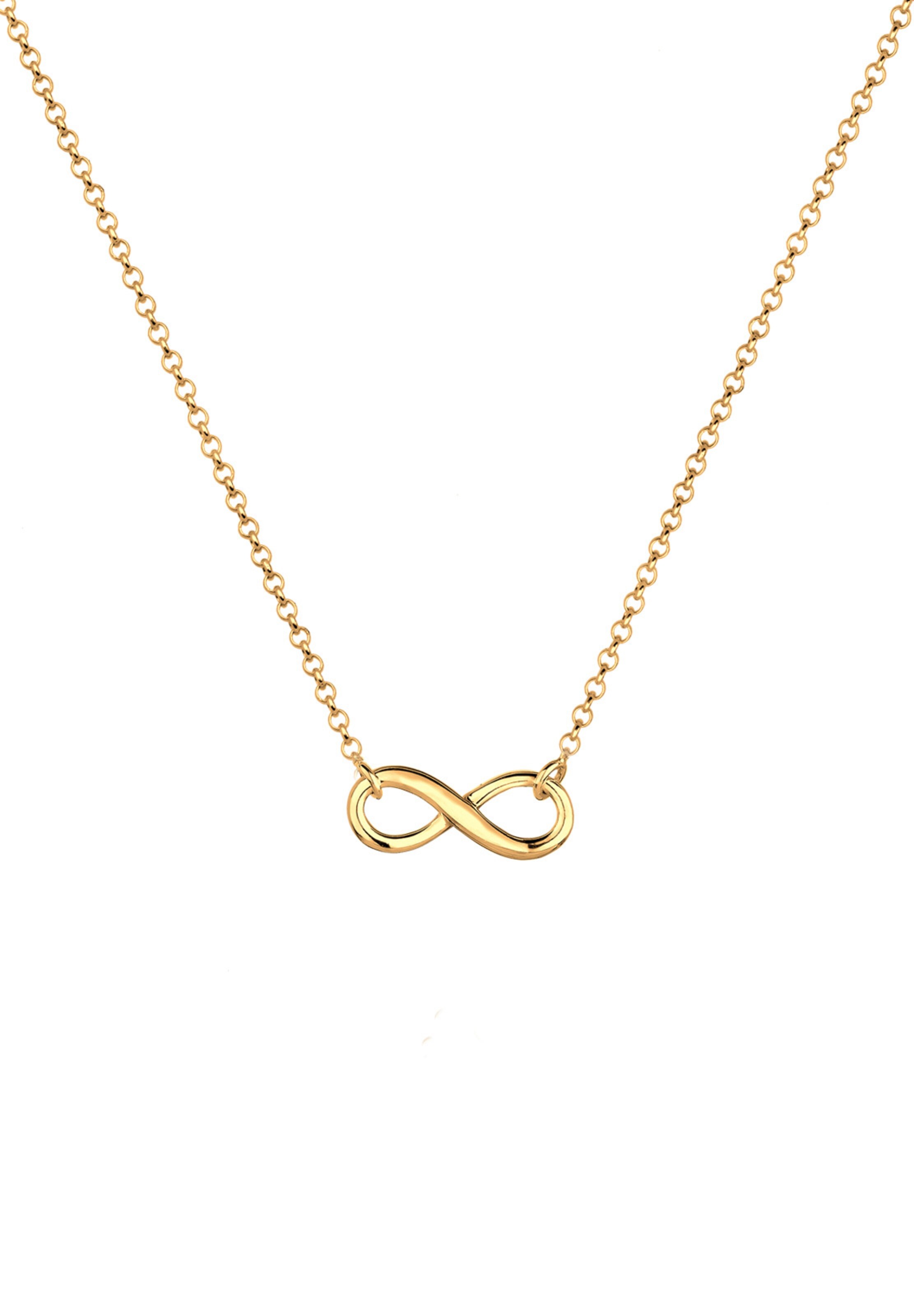 ELLI Ketting 'Infinity' in Goud: voorkant