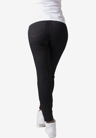 Urban Classics Slimfit Broek in Zwart