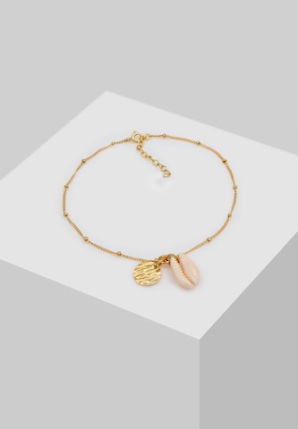ELLI Foot Jewelry 'Kette Muschel' in Gold