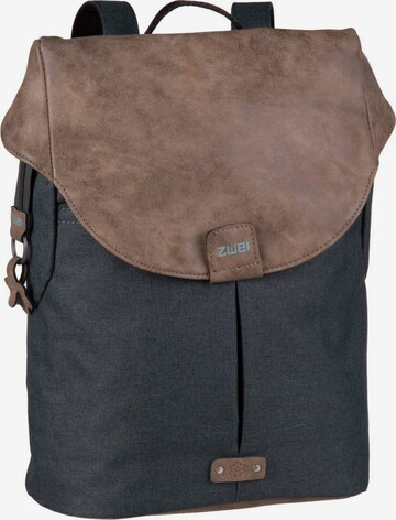 ZWEI Backpack 'Olli O12' in Grey: front