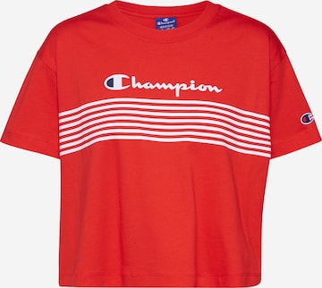 Maglietta di Champion Authentic Athletic Apparel in rosso: frontale