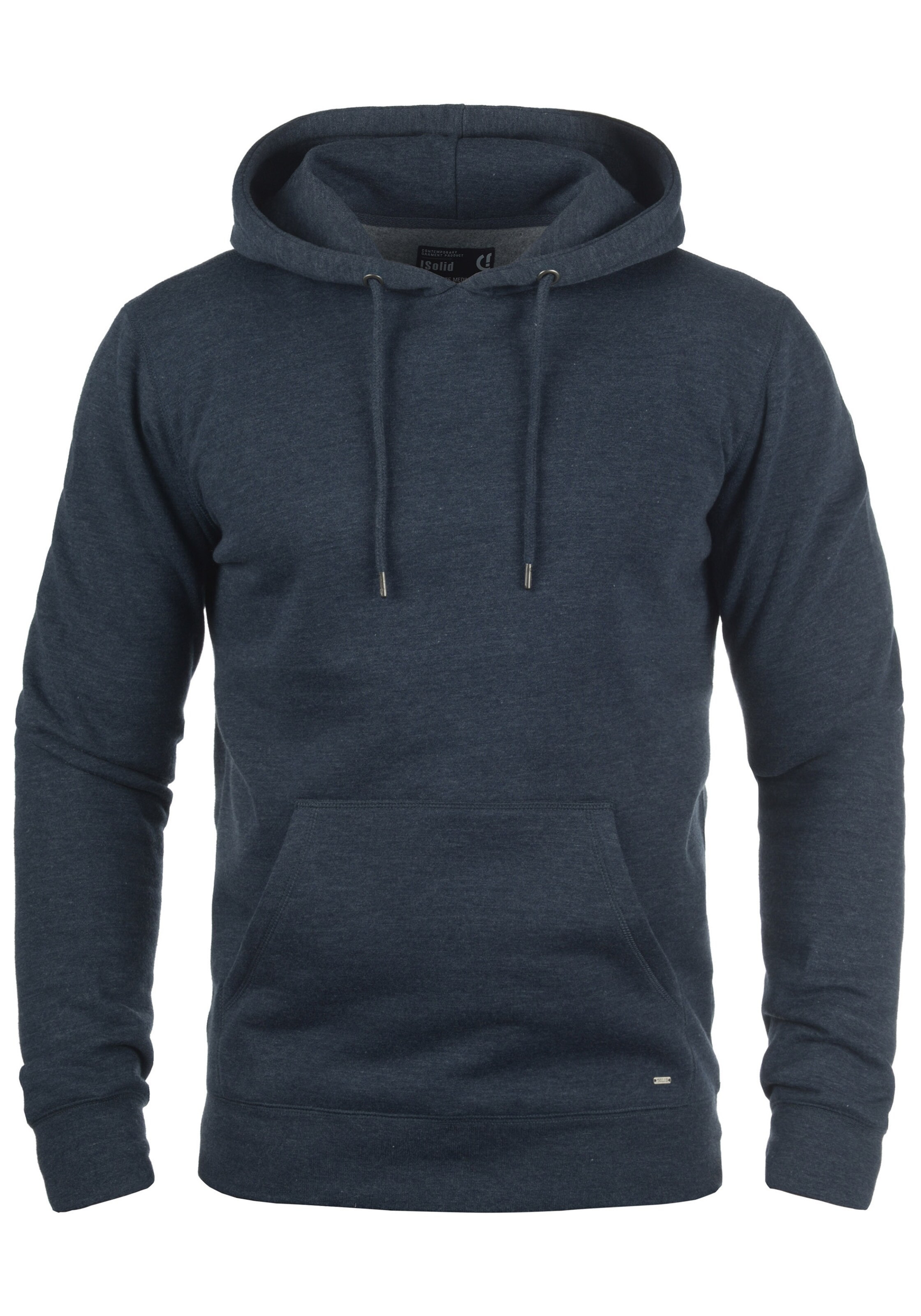 Sweat-shirt 'Bert' !Solid en bleu : devant
