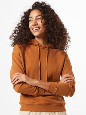 Urban Classics Sweatshirt in Brown: front