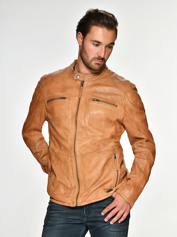 MUSTANG Between-Season Jacket 'Johannes' in Brown: front