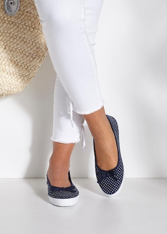 LASCANA Ballet Flats in Blue