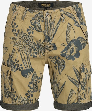 INDICODE JEANS Shorts 'Albert' in Braun: predná strana