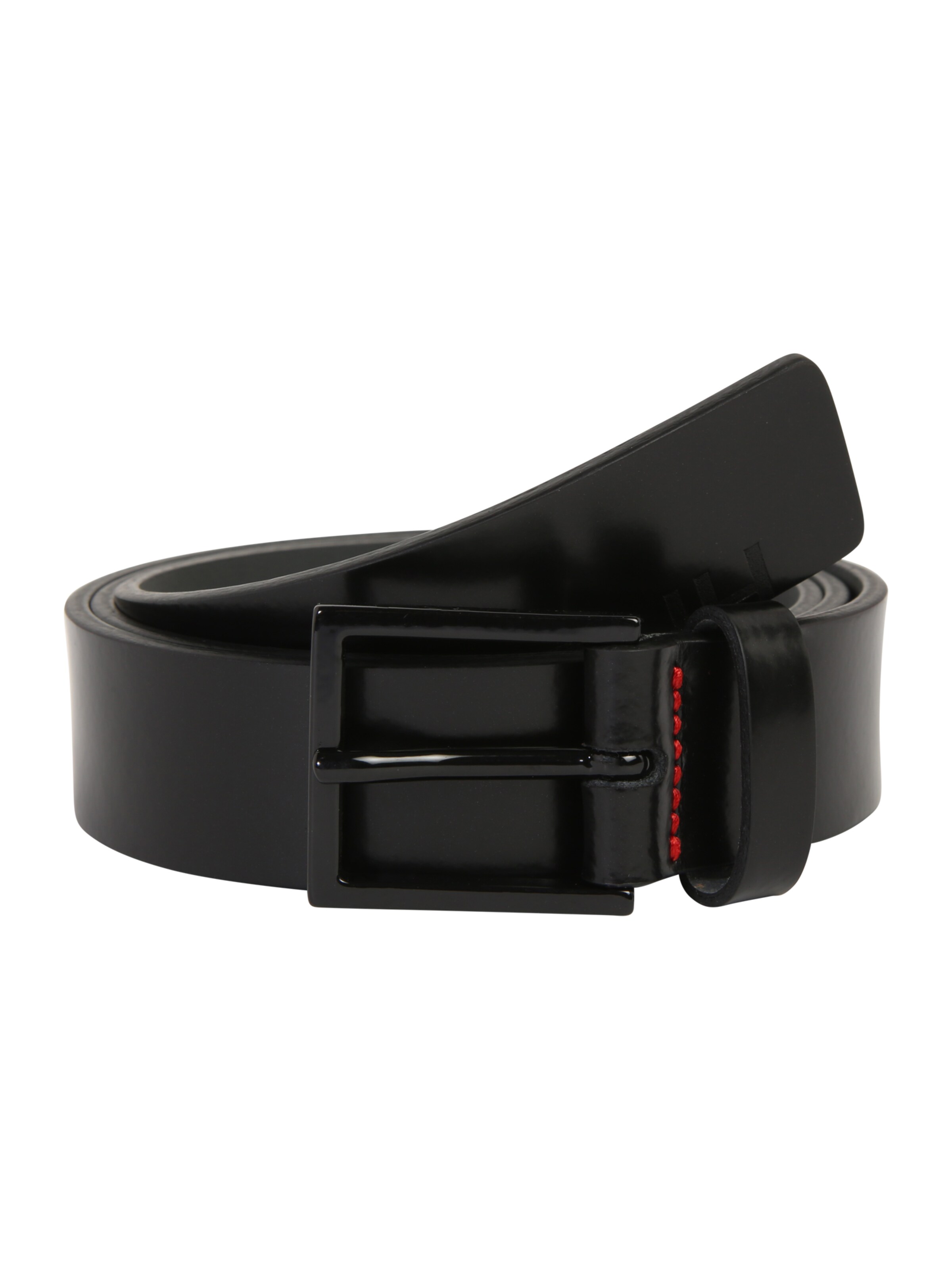 HUGO - Riem 'Gis-Logo_Sz30 10202030 01' in de kleur Zwart