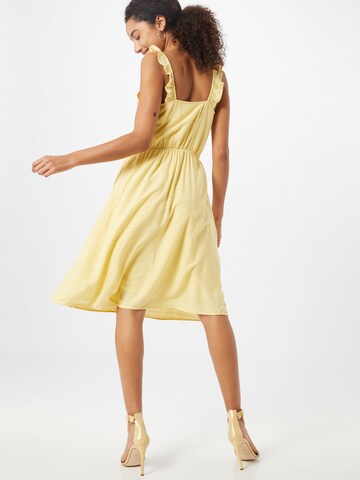 VERO MODA Obleka | rumena barva