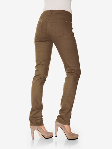 Regular Pantalon heine en marron