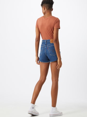 mėlyna LEVI'S ® Standartinis Džinsai 'Ribcage Short'