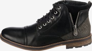 Rieker Lace-Up Boots in Black