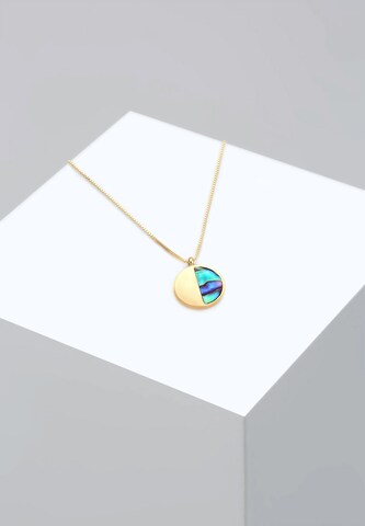 ELLI Ketting 'Geo, Halbmond' in Goud
