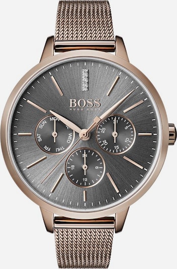 BOSS Analoog horloge in de kleur Rose-goud / Donkergrijs, Productweergave