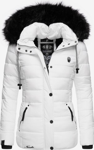 NAVAHOO - Chaqueta de invierno 'Zuckerbiene' en blanco