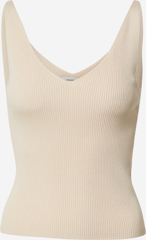 JDY Knitted Top 'NANNA' in Beige: front