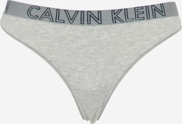 Calvin Klein Underwear Stringi 'THONG' w kolorze szary