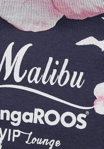 KangaROOS Longsleeve mit Print in Blau