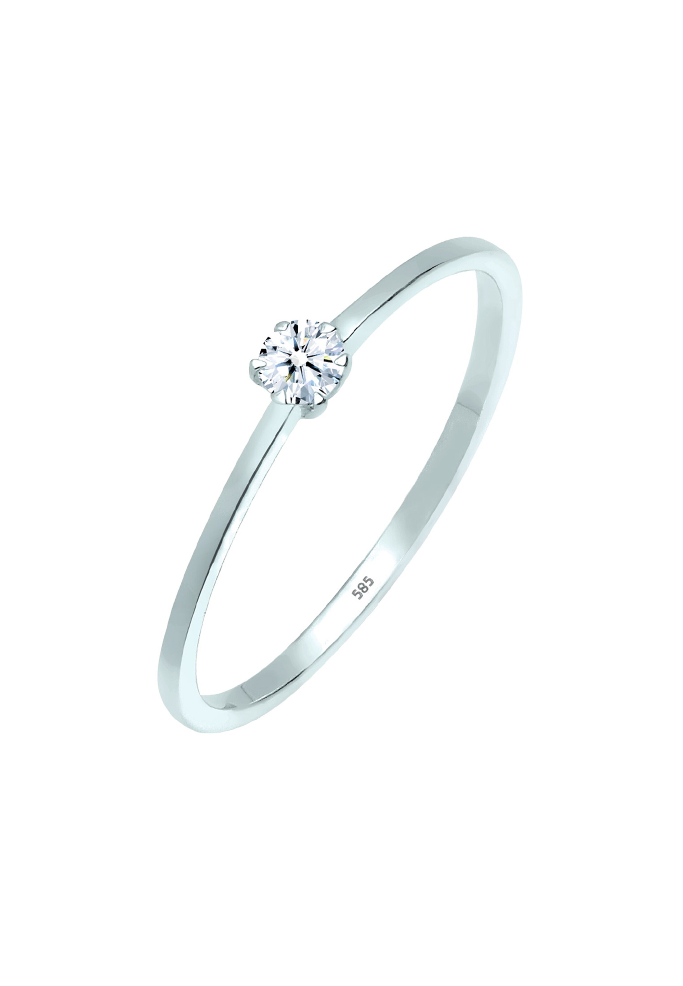 Elli DIAMONDS Ring in Zilver: voorkant
