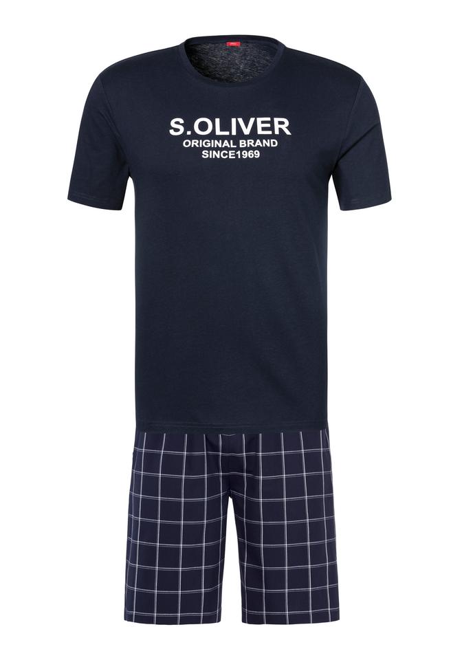 Abbigliamento 5LgWw s.Oliver Pigiama corto in Blu 