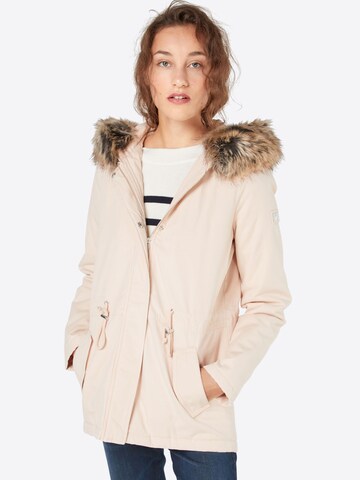 TOM TAILOR DENIM Winterparka in Roze: voorkant