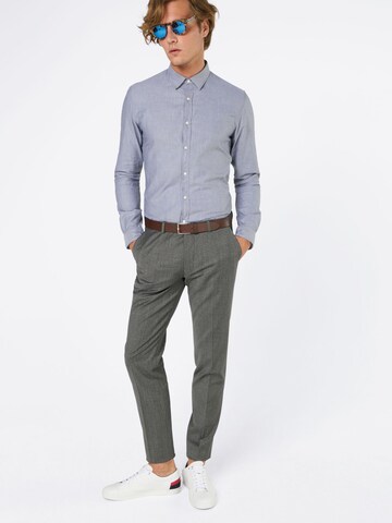 TOM TAILOR DENIM Slim Fit Hemd in Blau