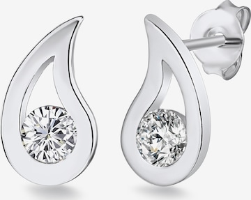 Boucles d'oreilles Rafaela Donata en argent : devant