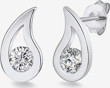 Boucles d'oreilles Rafaela Donata en argent : devant