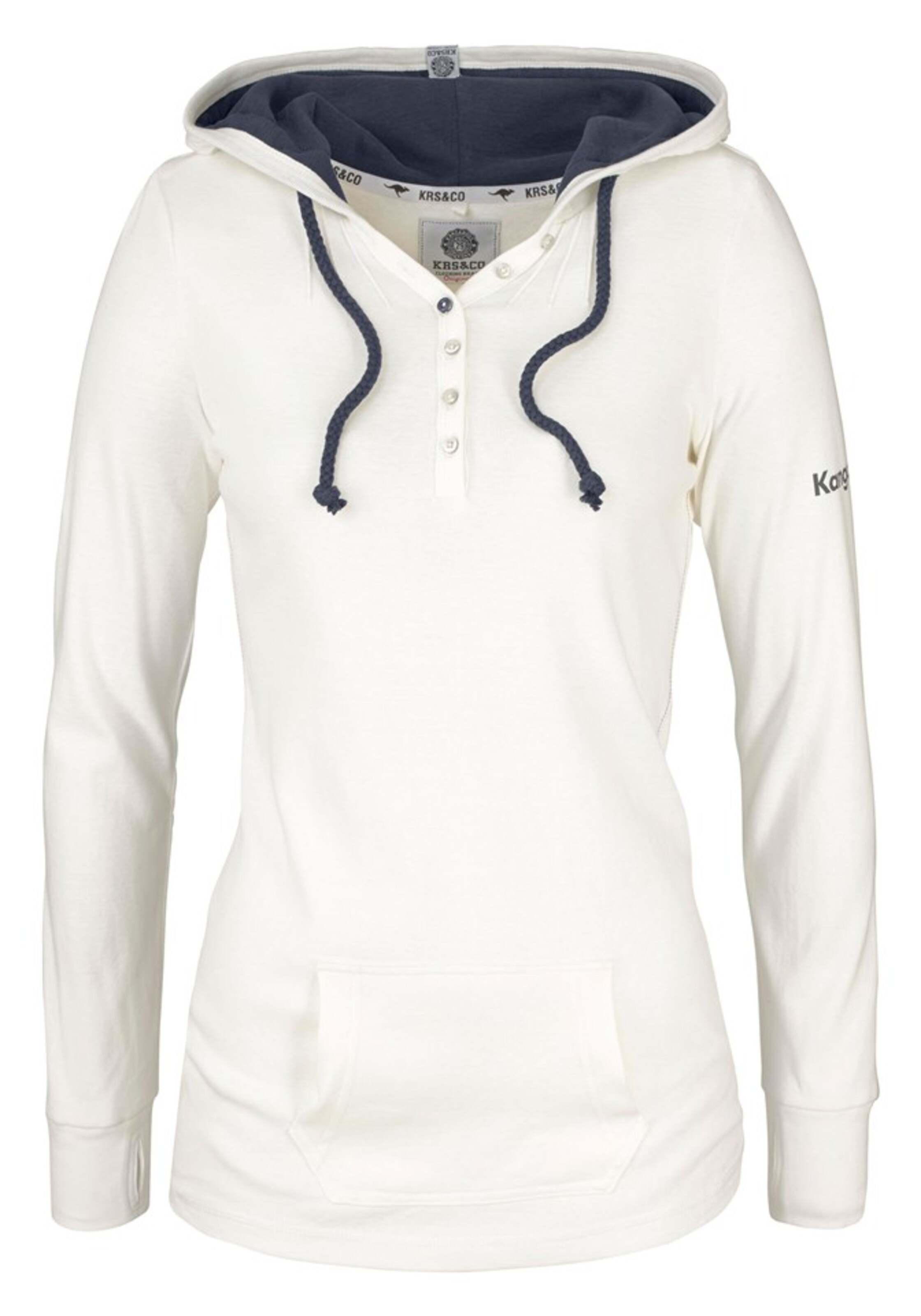 KangaROOS Shirt in Weiß: Vorderseite