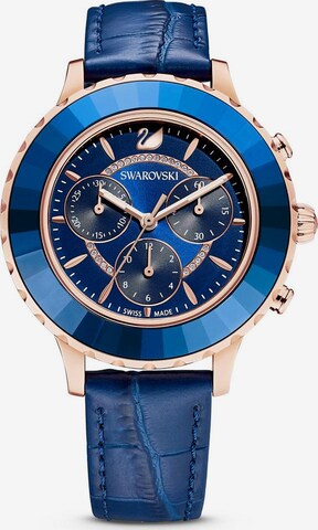 Swarovski Analog Watch 'Octea Lux' in Blue: front