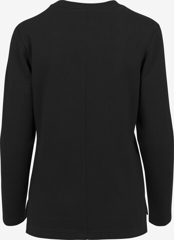 Urban Classics Sweatshirt 'Athletic' in Schwarz