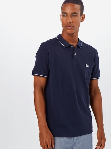 Lee Regular fit Shirt 'PIQUE POLO' in Blauw: voorkant