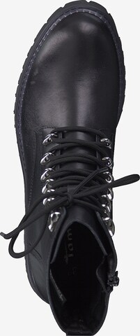 Bottines à lacets TAMARIS en noir : au dessus